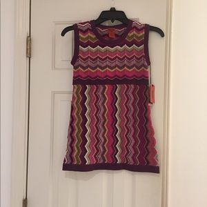 Missoni + Target Girls Sleeveless Knit Dress - L NWT